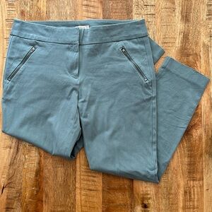LOFT Dusty Blue Modern Skinny Ankle Business Pant